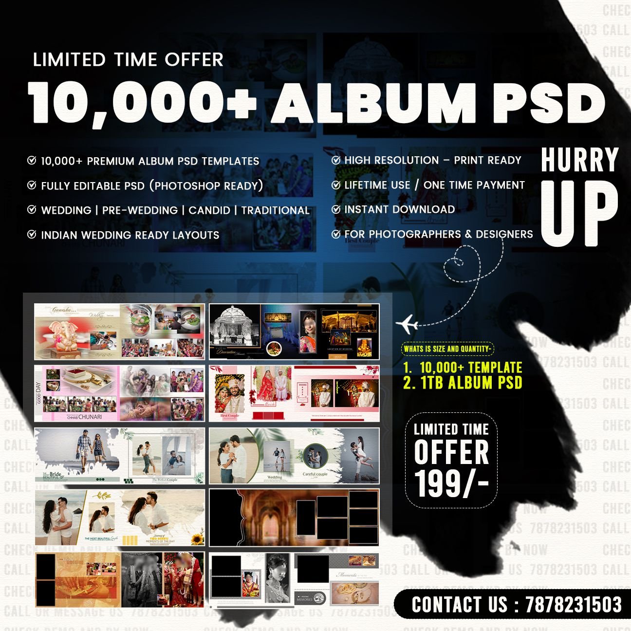 10,000+ Album PSD Pack